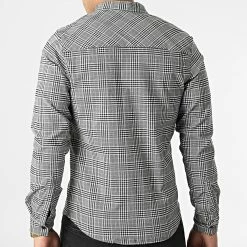 Top 10 🥰 Chemise Manches Longues A Carreaux S2204 Gris de John H 🎁 -John H Soldes john h 304906 S2204 GRAY 20220222T152830 04