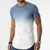 Remise 💯 Tee 👚 Shirt Oversize Dégradé T2072 Bleu Blanc de John H 🎁 -John H Soldes john h 306434 T2072 WHITE BLUE 20220225T143533 01