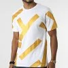 Vente flash 🔔 Tee 👚 Shirt XW906 Blanc Doré de John H ✔️ -John H Soldes john h 306437 XW906 WHITE GOLD 20220225T143434 01