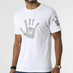 De gros 😀 Tee 👚 Shirt Réfléchissant XW905 Blanc Argent de John H 😉
