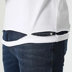 Tout neuf ⌛ Tee 👚 Shirt XW922 Blanc de John H 🛒 -John H Soldes john h 306496 XW922 WHITE 20220303T161537 02