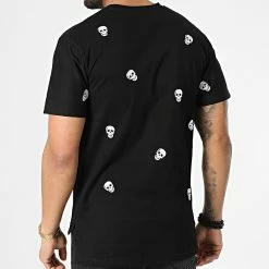 Offres ⌛ Tee 👚 Shirt Oversize XW932 Noir de John H 🤩 -John H Soldes john h 306505 XW932 BLACK 20220303T160610 04