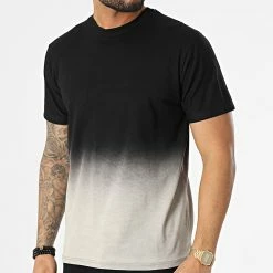 Le moins cher 🔔 Tee 👚 Shirt Oversize Dégradé T145 Noir Gris de John H 💯