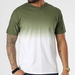 Remise 👏 Tee 👚 Shirt Oversize Dégradé T145 Blanc Vert Kaki de John H 🌟 8 Remise 👏 Tee 👚 Shirt Oversize Dégradé T145 Blanc Vert Kaki de John H 🌟 -John H Soldes john h 306526 T145 WHITE GREEN 20220303T160753 03