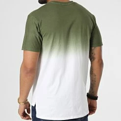 Remise 👏 Tee 👚 Shirt Oversize Dégradé T145 Blanc Vert Kaki de John H 🌟 9 Remise 👏 Tee 👚 Shirt Oversize Dégradé T145 Blanc Vert Kaki de John H 🌟 -John H Soldes john h 306526 T145 WHITE GREEN 20220303T160754 04