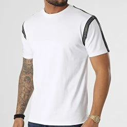 Sortie ⭐ Tee 👕 Shirt Oversize XW913 Blanc de John H ✔️