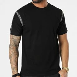 Meilleure affaire 🔥 Tee 👕 Shirt Oversize XW913 Noir de John H 😍 -John H Soldes john h 306550 XW913 BLACK 20220303T160250 03