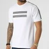 Promo ✨ Tee 👚 Shirt A Bandes XW912 Blanc Réfléchissant de John H 🛒 -John H Soldes john h 306573 XW912 WHITE 20220303T160326 01