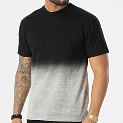 Top 10 💯 Tee 👚 Shirt Dégradé Oversize T126 Gris Noir de John H 😉