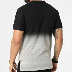 Top 10 💯 Tee 👚 Shirt Dégradé Oversize T126 Gris Noir de John H 😉 -John H Soldes john h 306614 T126 BLACK ASH 20220304T141222 04