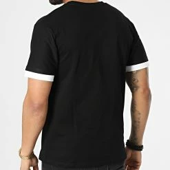 Le moins cher ❤️ Tee 👕 Shirt T114 Noir Blanc de John H 🛒 -John H Soldes john h 306658 T114 BLACK WHITE 20220303T160843 04