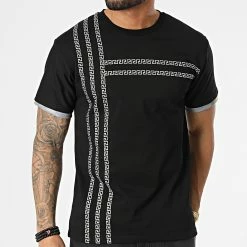 De gros 💯 Tee 👕 Shirt Réfléchissant T114 Noir Argent de John H 🎉 8 De gros 💯 Tee 👕 Shirt Réfléchissant T114 Noir Argent de John H 🎉 -John H Soldes john h 306662 T114 BLACK GREY 20220303T160905 03