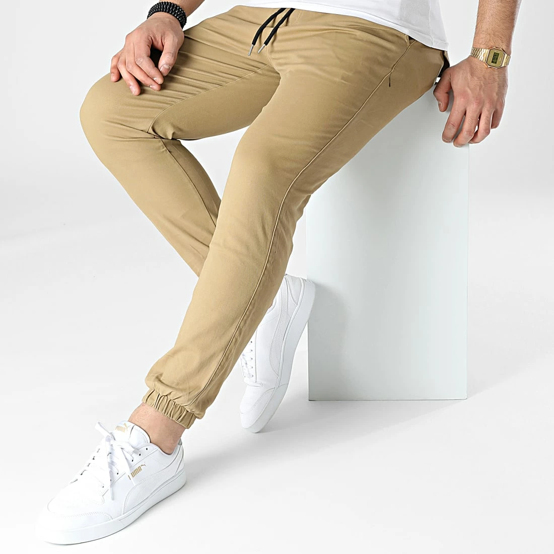 Meilleur prix 👏 Jogger Pant PP2207 Camel de John H ✔️ 5 Meilleur prix 👏 Jogger Pant PP2207 Camel de John H ✔️ – Image 3