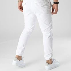 Meilleure affaire 🌟 Jogger Pant PP2207 Blanc de John H 😉 -John H Soldes john h 307725 PP2207 WHITE 20220308T141623 04