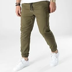 Vente flash 🎁 Jogger Pant PP2207 Vert Kaki de John H 😉
