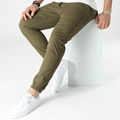 Vente flash 🎁 Jogger Pant PP2207 Vert Kaki de John H 😉 8 Vente flash 🎁 Jogger Pant PP2207 Vert Kaki de John H 😉 -John H Soldes john h 307727 PP2207 GREEN 20220308T141402 03