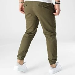 Vente flash 🎁 Jogger Pant PP2207 Vert Kaki de John H 😉 9 Vente flash 🎁 Jogger Pant PP2207 Vert Kaki de John H 😉 -John H Soldes john h 307727 PP2207 GREEN 20220308T141404 04