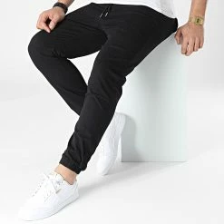 De gros 🎉 Jogger Pant PP2207 Noir de John H 🛒 -John H Soldes john h 307729 PP2207 BLACK 20220308T141351 03