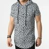 Meilleure vente 🧨 Tee 👕 Shirt Capuche Oversize Léopard DD33 Gris de John H ⌛ -John H Soldes john h 307775 DD33 LT GRAY 20220308T135239 01