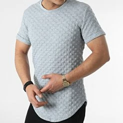 Meilleure vente 😍 Tee 👚 Shirt Oversize DD27 Gris Chiné de John H 💯 -John H Soldes john h 307807 DD27 GRAY 20220308T135049 03