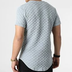 Meilleure vente 😍 Tee 👚 Shirt Oversize DD27 Gris Chiné de John H 💯 -John H Soldes john h 307807 DD27 GRAY 20220308T135051 04