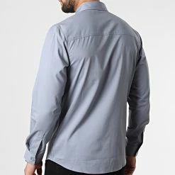 Top 10 ✔️ Chemise Manches Longues J529 Gris de John H 👏 -John H Soldes john h 310410 J529 LIGHT GRAY 20220324T155556 04