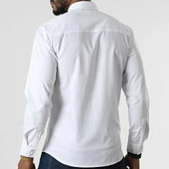 Offres 🥰 Chemise Manches Longues J529 Blanc de John H 🔥 -John H Soldes john h 310414 J529 WHITE 20220408T143650 04