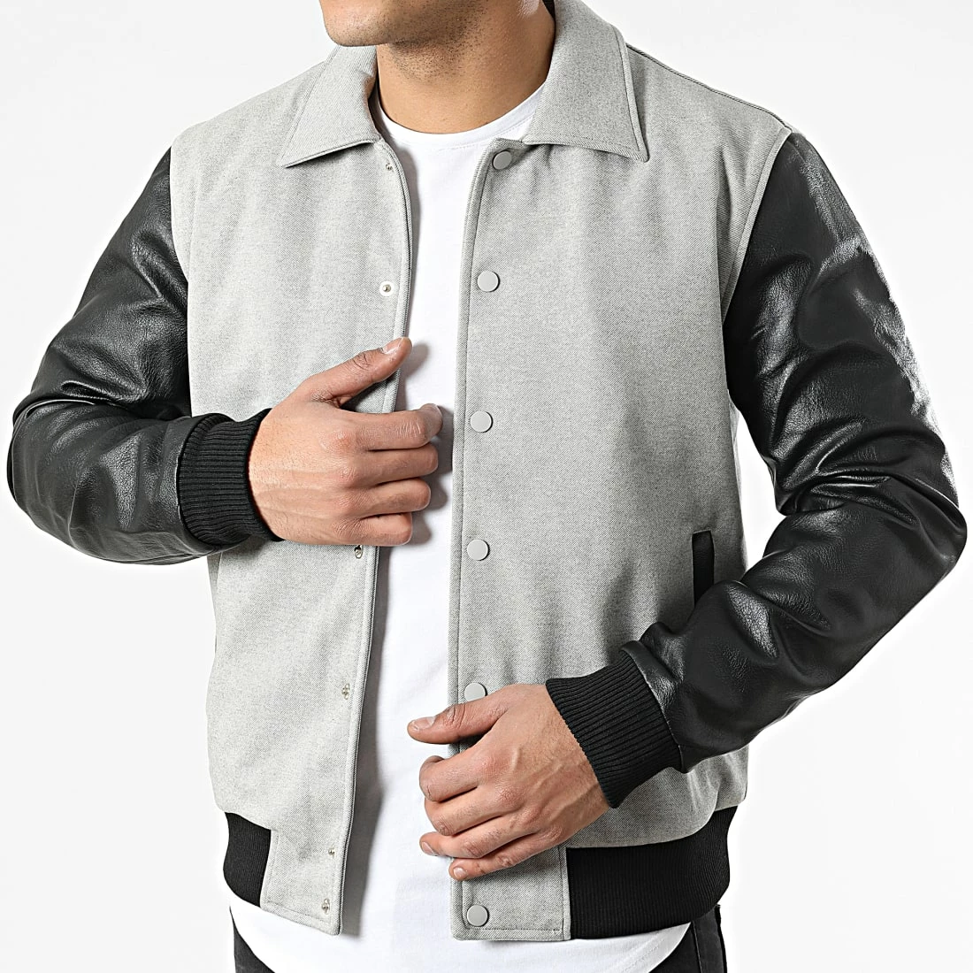 Meilleure affaire 👍 Veste 3124 Gris Chiné Noir de John H 🤩 3 Meilleure affaire 👍 Veste 3124 Gris Chiné Noir de John H 🤩