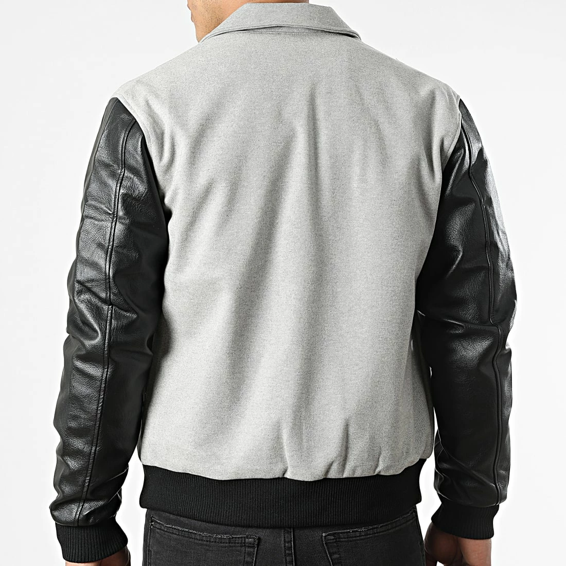 Meilleure affaire 👍 Veste 3124 Gris Chiné Noir de John H 🤩 6 Meilleure affaire 👍 Veste 3124 Gris Chiné Noir de John H 🤩 – Image 4