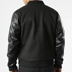 Meilleur prix ✨ Veste Zippée 3119 Noir de John H ✔️ -John H Soldes john h 310548 3119 BLACK 20220328T161620 04