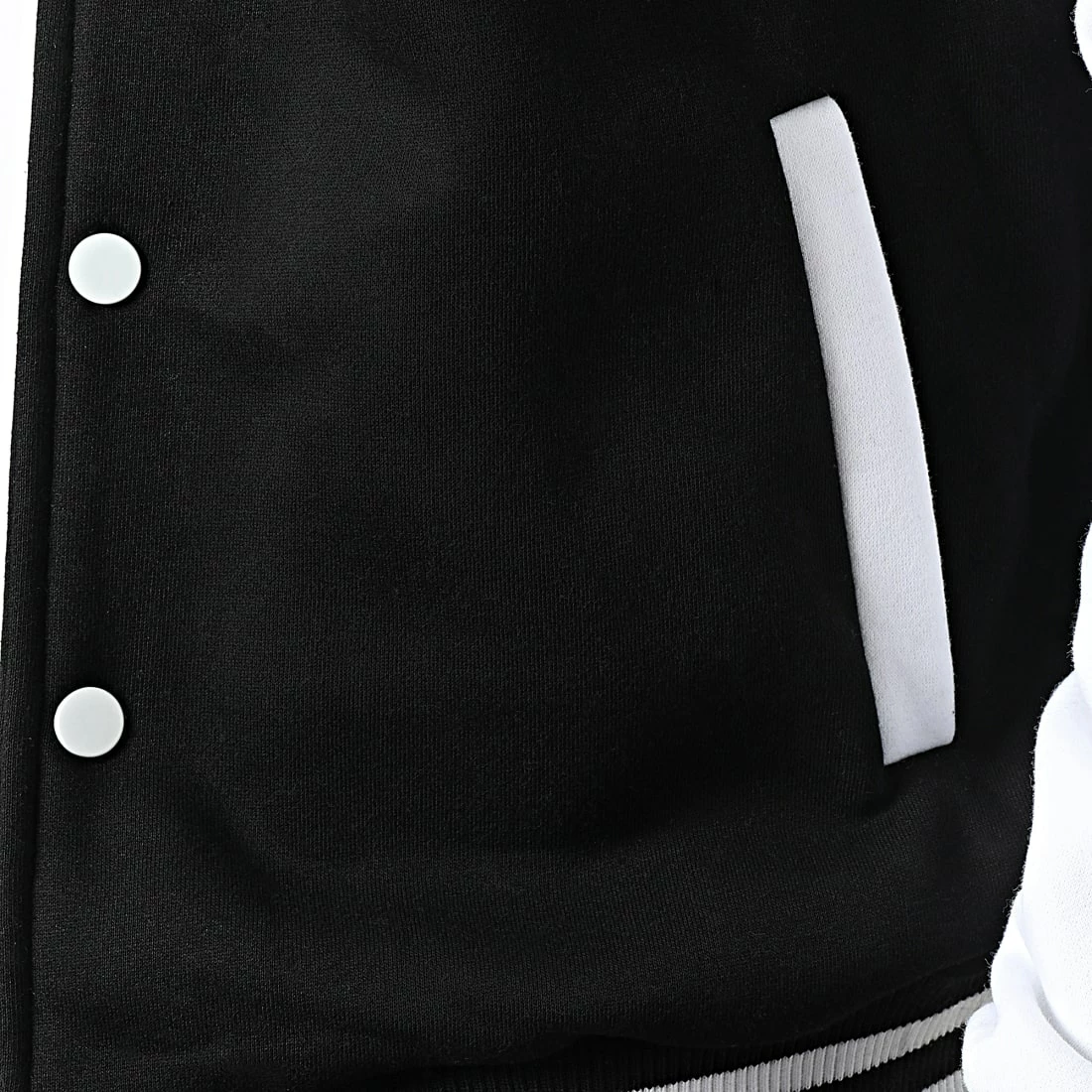 Vente flash ⭐ Veste Teddy A Capuche 3118 Noir Blanc de John H ❤️ 4 Vente flash ⭐ Veste Teddy A Capuche 3118 Noir Blanc de John H ❤️ – Image 2