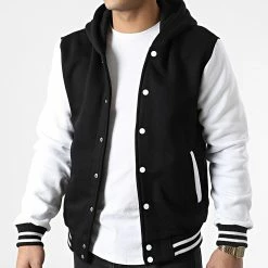 Vente flash ⭐ Veste Teddy A Capuche 3118 Noir Blanc de John H ❤️ 8 Vente flash ⭐ Veste Teddy A Capuche 3118 Noir Blanc de John H ❤️ -John H Soldes john h 310551 3118 BLACK WHITE 20220328T161552 03