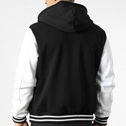 Vente flash ⭐ Veste Teddy A Capuche 3118 Noir Blanc de John H ❤️ 9 Vente flash ⭐ Veste Teddy A Capuche 3118 Noir Blanc de John H ❤️ -John H Soldes john h 310551 3118 BLACK WHITE 20220328T161554 04