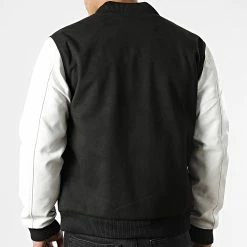 Remise 🎉 Veste Zippée 3119 Noir Blanc de John H 🌟 9 Remise 🎉 Veste Zippée 3119 Noir Blanc de John H 🌟 -John H Soldes john h 310555 3119 BLACK WHITE 20220328T161718 04