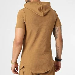 Sortie 🎁 Ensemble Tee 👚 Shirt Capuche Et Short Jogging PP64-DD64 Camel de John H ❤️ -John H Soldes john h 323224 PP64 DD64 CAMEL 20220613T160504 04