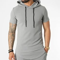 Les meilleures critiques de 🔔 Ensemble Tee 👕 Shirt Capuche Et Short Jogging PP70-DD70 Gris de John H 💯 -John H Soldes john h 323237 PP70 DD70 GRAY 20220613T160104 03