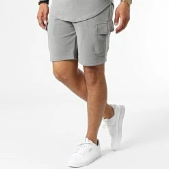 Les meilleures critiques de 🔔 Ensemble Tee 👕 Shirt Capuche Et Short Jogging PP70-DD70 Gris de John H 💯 -John H Soldes john h 323237 PP70 DD70 GRAY 20220613T160105 04