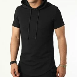 Nouveau 😀 Ensemble Tee 👕 Shirt Capuche Et Short Jogging PP64-DD64 Noir de John H ✨ -John H Soldes john h 323240 PP64 DD64 BLACK 20220614T151749 03