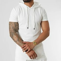 Sortie 😍 Ensemble Tee 👕 Shirt Capuche Et Short Jogging PP68-DD68 Blanc de John H ❤️ -John H Soldes john h 323242 PP68 DD68 WHITE 20220613T160359 03