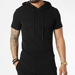 Les meilleures critiques de ⭐ Ensemble Tee 👚 Shirt Capuche Et Short Jogging PP62-DD62 Noir de John H ⭐ -John H Soldes john h 323265 PP62 DD62 BLACK 20220613T160146 03