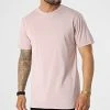 Vente flash ❤️ Tee 👕 Shirt Relaxed Fit T8811 Rose de John H 👏