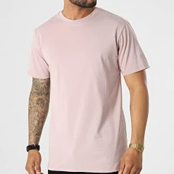 Vente flash ❤️ Tee 👕 Shirt Relaxed Fit T8811 Rose de John H 👏