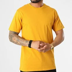 Remise 👏 Tee 👚 Shirt Relaxed Fit T8811 Jaune de John H 🔔 -John H Soldes john h 323512 T8811 CAMEL 20220613T124531 03
