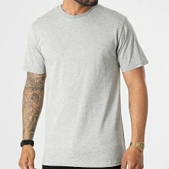 Vente flash 🌟 Tee 👕 Shirt Relaxed Fit T8811 Gris Chiné de John H 😍