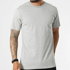 Vente flash 🌟 Tee 👕 Shirt Relaxed Fit T8811 Gris Chiné de John H 😍 -John H Soldes john h 323514 T8811 GRAY 20220613T124451 03