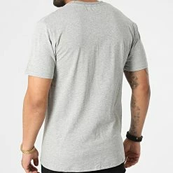 Vente flash 🌟 Tee 👕 Shirt Relaxed Fit T8811 Gris Chiné de John H 😍 -John H Soldes john h 323514 T8811 GRAY 20220613T124453 04