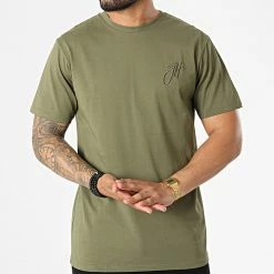 De gros ❤️ Tee 👚 Shirt Relaxed Fit T8812 Vert Kaki de John H 👍 8 De gros ❤️ Tee 👚 Shirt Relaxed Fit T8812 Vert Kaki de John H 👍 -John H Soldes john h 323550 T8812 GREEN 20220613T124323 03