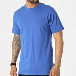 Meilleure affaire ✨ Tee 👕 Shirt Relaxed Fit T8812 Bleu Roi de John H 🌟