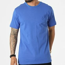 Meilleure affaire ✨ Tee 👕 Shirt Relaxed Fit T8812 Bleu Roi de John H 🌟 -John H Soldes john h 323552 T8812 BLUE 20220613T124349 03