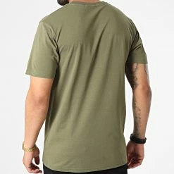 Remise 🔔 Tee 👕 Shirt Relaxed Fit T8812 Vert Kaki de John H 🌟 -John H Soldes john h 323556 T8811 GREEN 20220613T124311 04